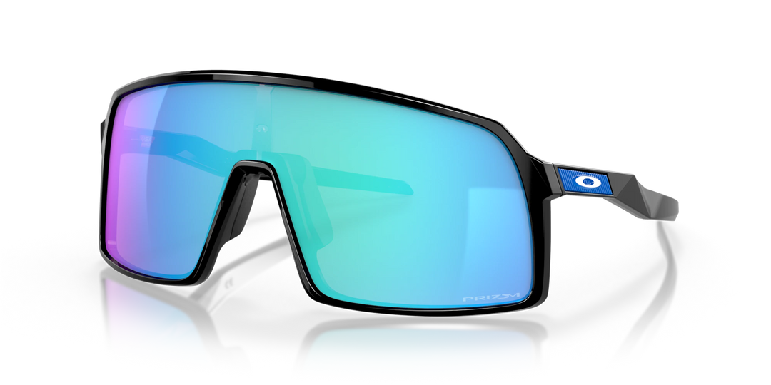 Oakley Sutro OO9406-9037 Polished Black Frame l Prizm Sapphire Lens