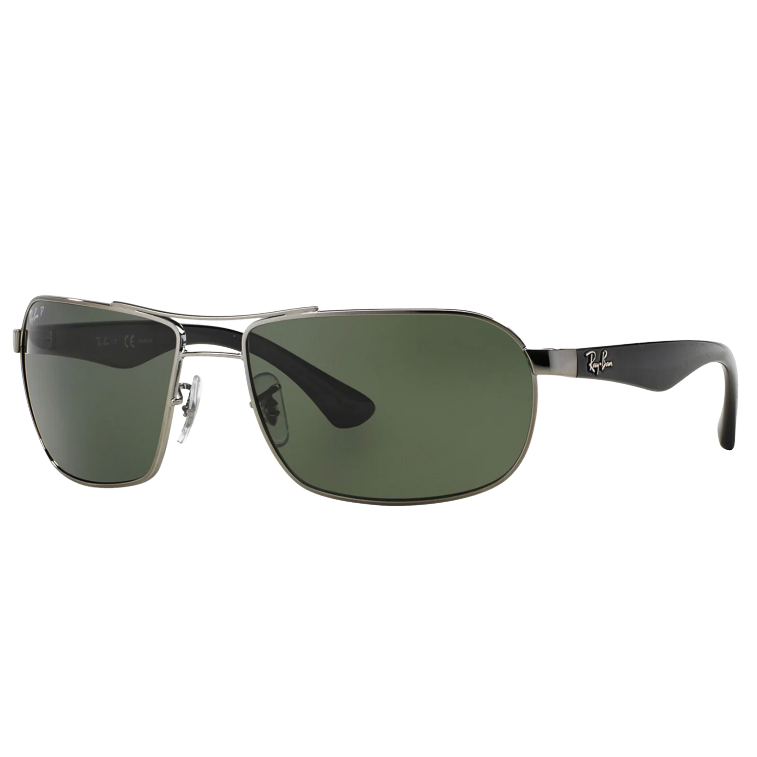Ray-Ban RB3492 004/58 Gunmetal Frame l Crystal Green Polarized