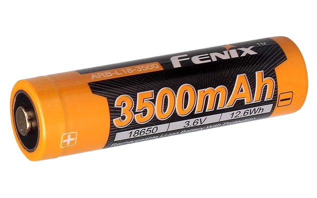 Fenix ARB-L 18-3500 Rechargeable Li-ion Battery W/ Protection Circuit In The Anode 3500mAh 3.6V