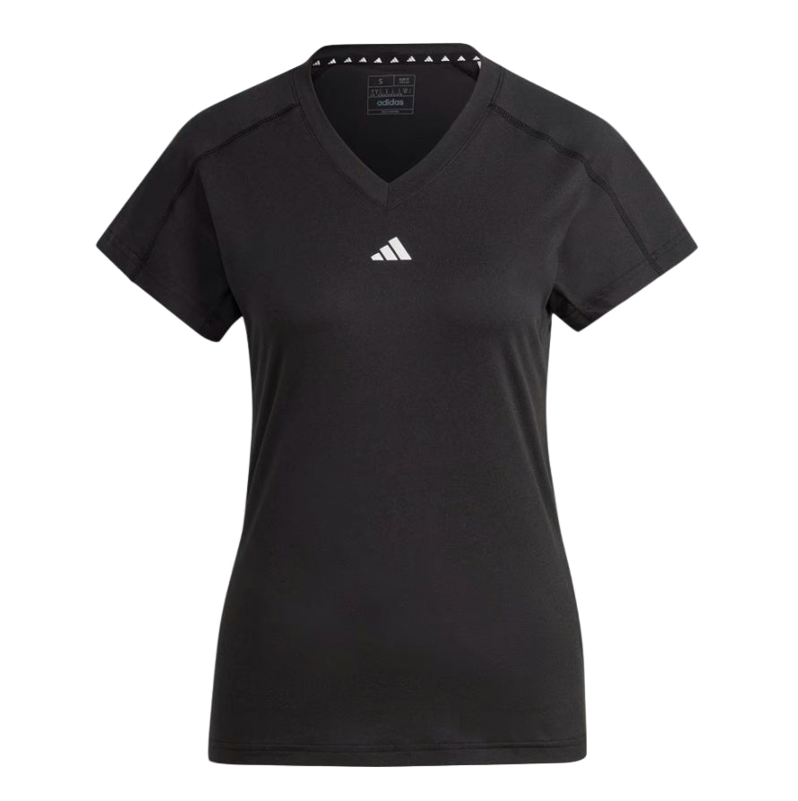 Adidas Women's AEROREADY Train Essentials Minimal Branding V-Neck Tee