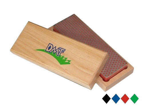 DMT Red 6-in. Diamond Whetstone™ Sharpener l Coarse with Hardwood Box
