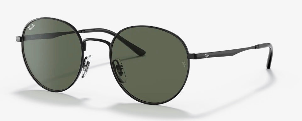 Ray-Ban RB3681 Black Frame l Dark Green Lens