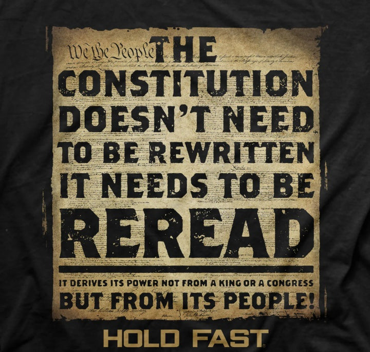 Kerusso HOLD FAST Men's The United States Constitution T-Shirt