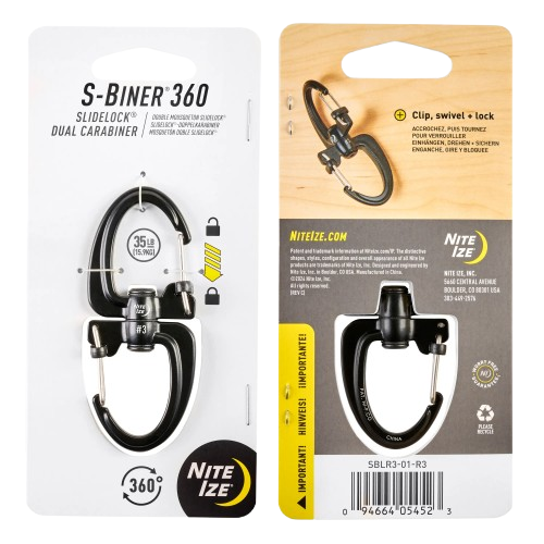 Nite Ize S-Biner 360 SlideLock Dual Carabiner