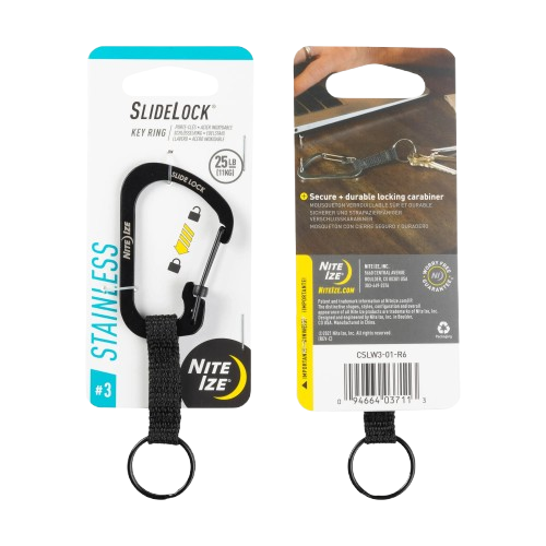 Nite Ize SlideLock Key Ring Stainless Steel