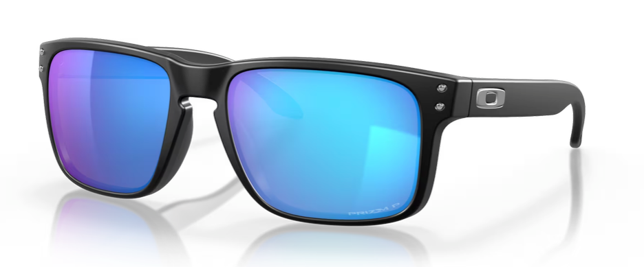 Oakley Holbrook Matte Black Frame l Prizm Black Sapphire Iridium Polarized Lens OO9102-F055