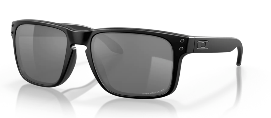 Oakley Holbrook Matte Black Frame l Prizm Black Polarized Lens OO9102-G055