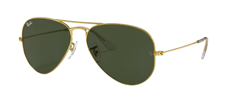 Ray-Ban RB3025 Aviator Large Metal Arista | G-15 Green