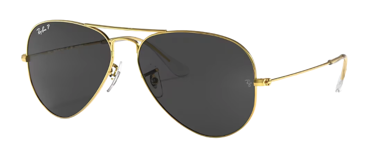 Ray-Ban RB3025 Aviator Large Metal Legend Gold | Black