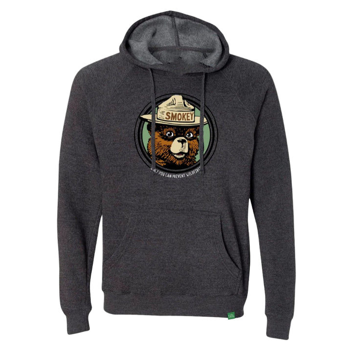 Wild Tribute "Vintage Smokey the Bear" Hoodie Sweatshirt