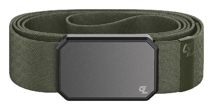 Groove Belt - Olive/Gun Metal