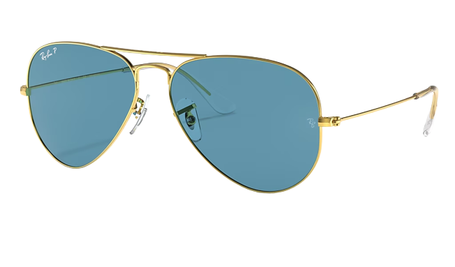 Ray-Ban Aviator Large Metal Legend Gold Frame l Blue Lens