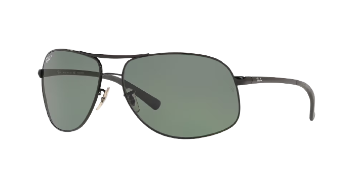Ray-Ban RB3387 Black Metal Frame l Green Classic G15 Lens