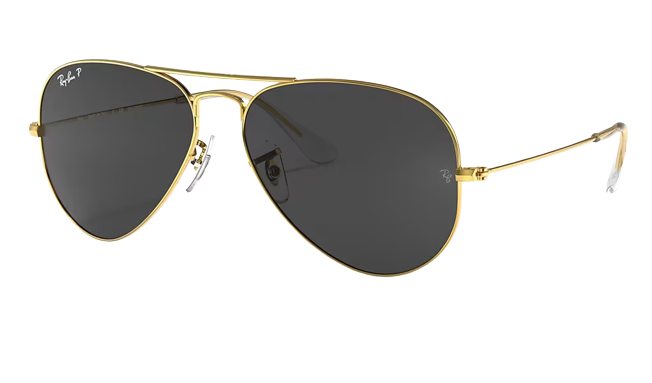 Ray-Ban Aviator Large Metal Legend Gold l Black Lens