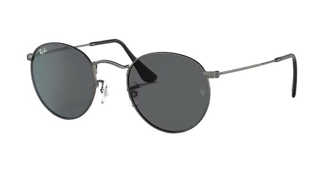 Ray-Ban RB3447 Round Metal Gunmetal | Dark Grey