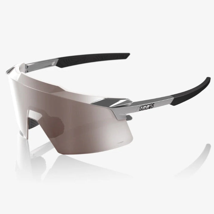 100% AEROCRAFT® Gloss Black Chrome HiPER® Silver Mirror Lens