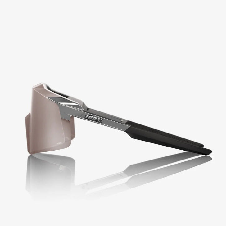 100% AEROCRAFT® Gloss Black Chrome HiPER® Silver Mirror Lens