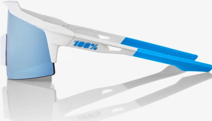 100% Speedcraft SL SE Movistar Team White Frames l HiPER Multilayer Mirror Lens
