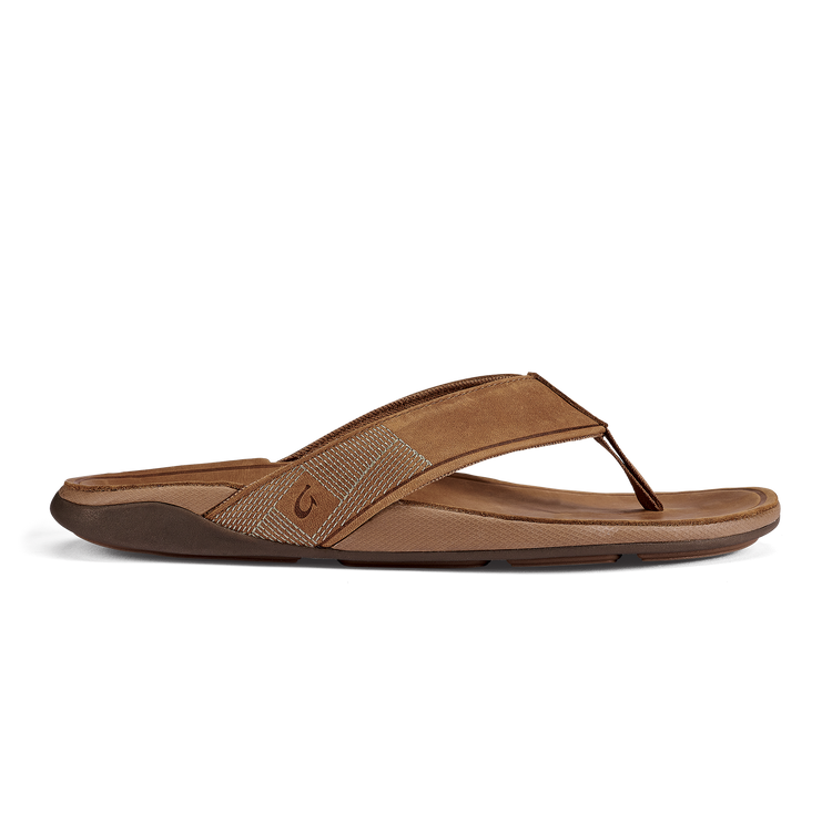 OluKai Men's Tuahine Waterproof Leather Sandals