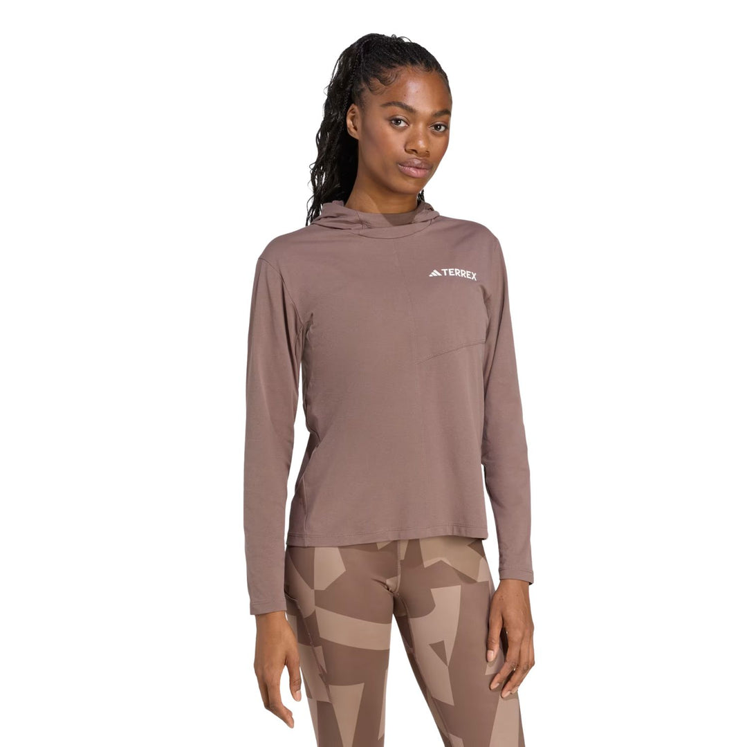 Adidas Terrex Women's Multi Climacool Hooded Long Sleeve Top