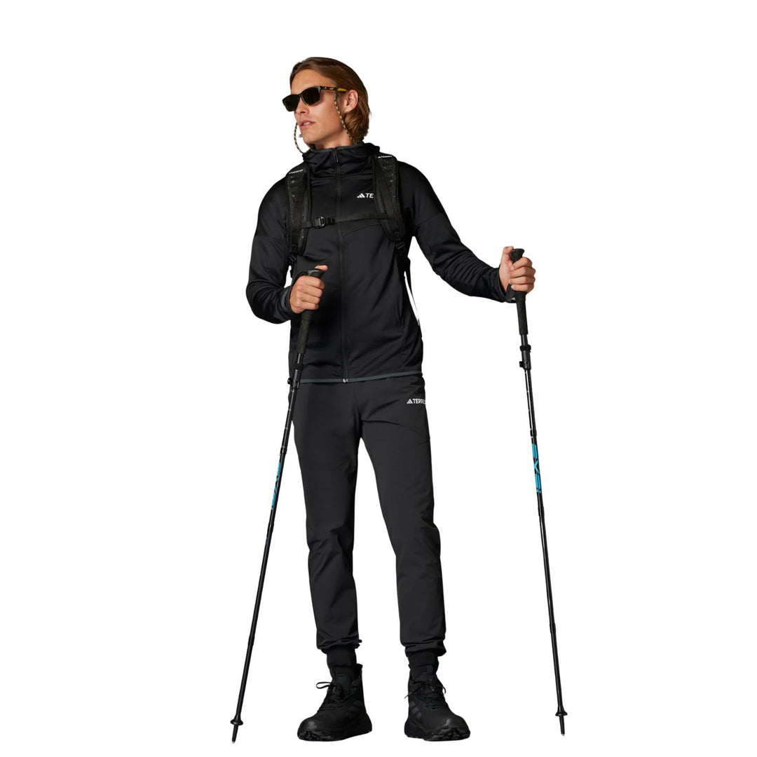 Adidas Terrex Men's Xperior Climawarm Light Fleece Hooded Jacket