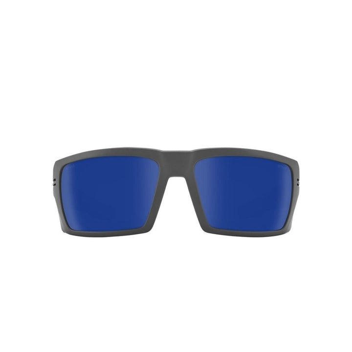 Spy Rebar Ansi Matte Gunmetal Frame l Happy Gray Green Polar Dark Blue Spectra Mirror Lens