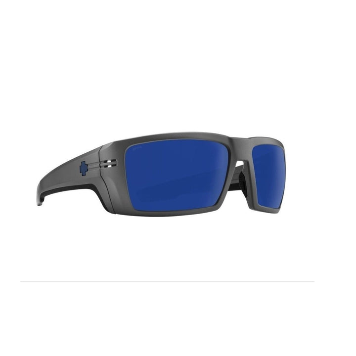 Spy Rebar Ansi Matte Gunmetal Frame l Happy Gray Green Polar Dark Blue Spectra Mirror Lens