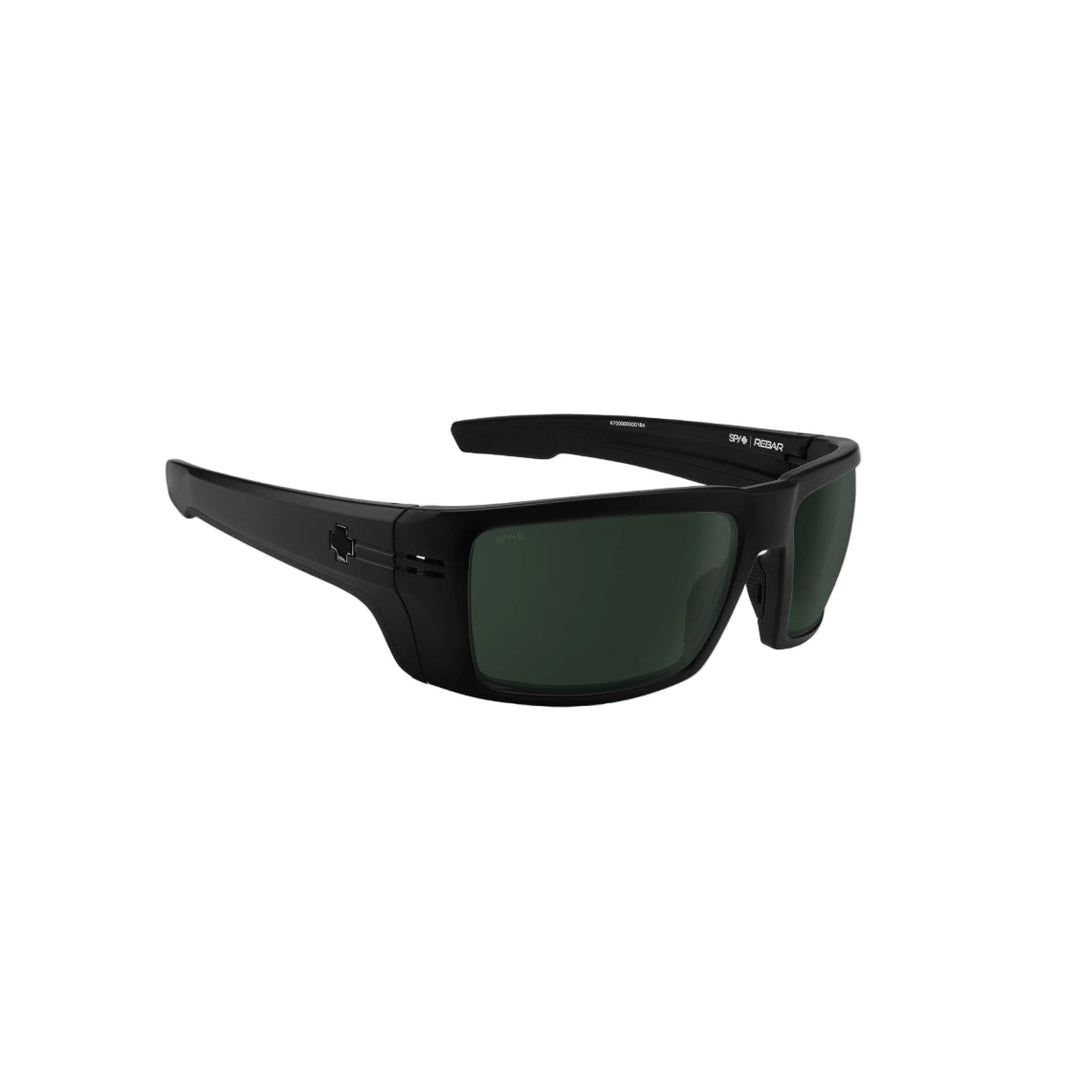 Spy Rebar Ansi Matte Black Frames l Happy Gray Green Polar Lens