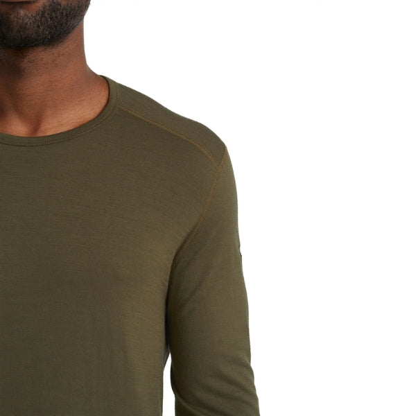 Icebreaker Men Merino 200 Oasis Long Sleeve Crewe