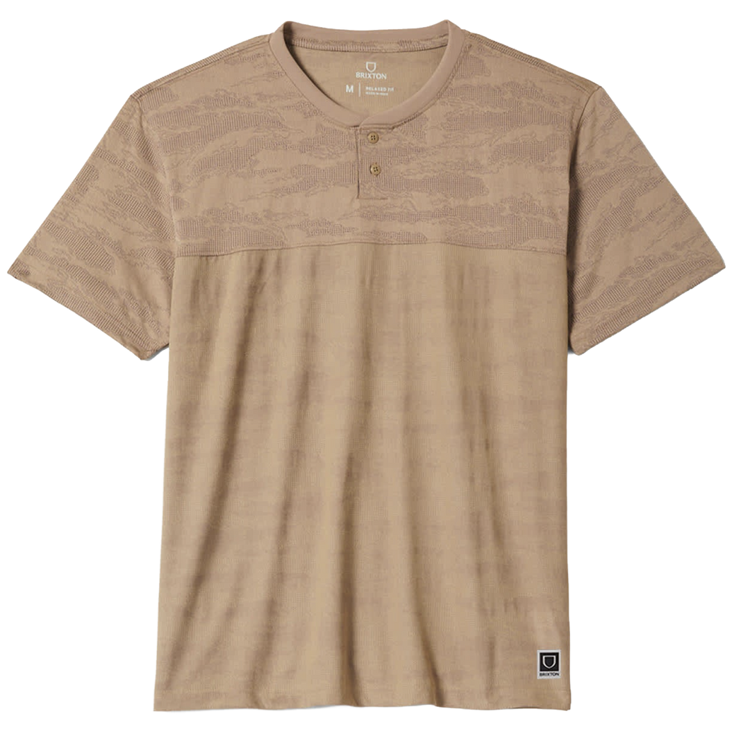 Brixton Men's Journey Short Sleeve Henley
