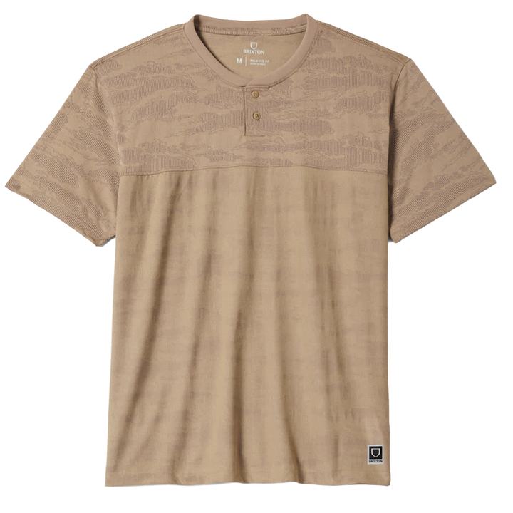 Brixton Men's Journey Short Sleeve Henley