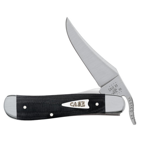 Case Black Micarta Smooth RussLock