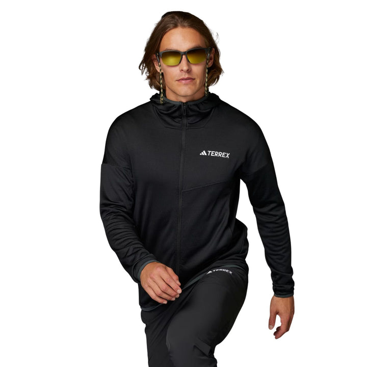 Adidas Terrex Men's Xperior Climawarm Light Fleece Hooded Jacket