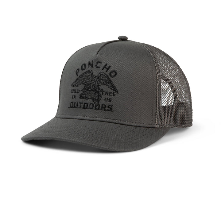 Poncho Grey Eagle Trucker Hat