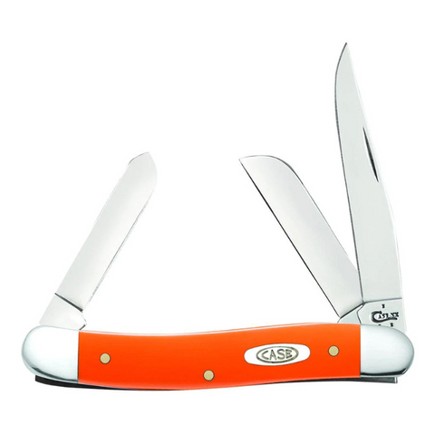 Case Orange Synthetic Smooth Medium Stockman