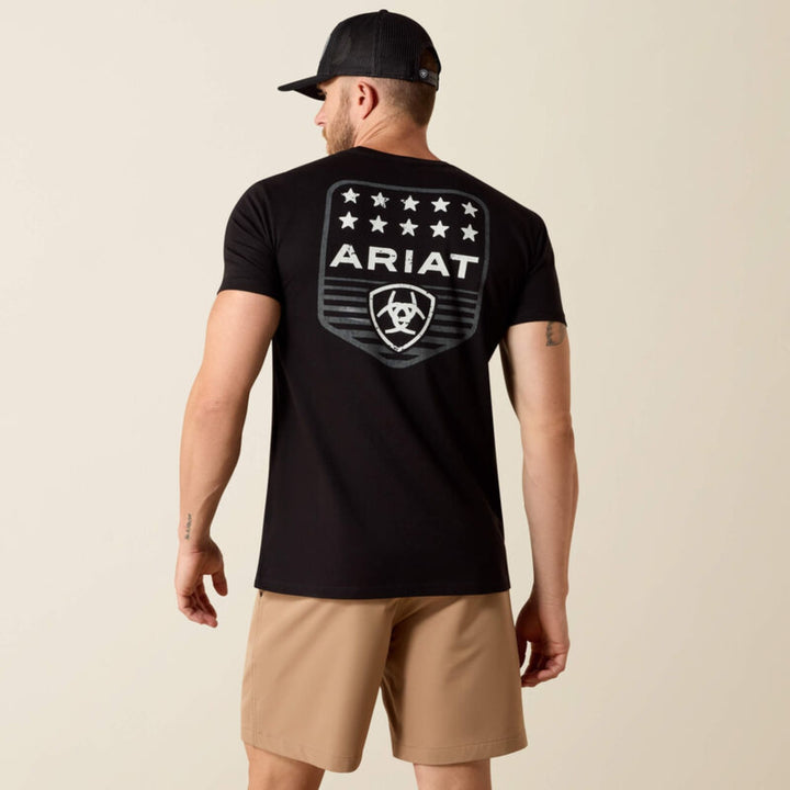 Ariat Men's Stripe Patriotic Badge T-Shirt