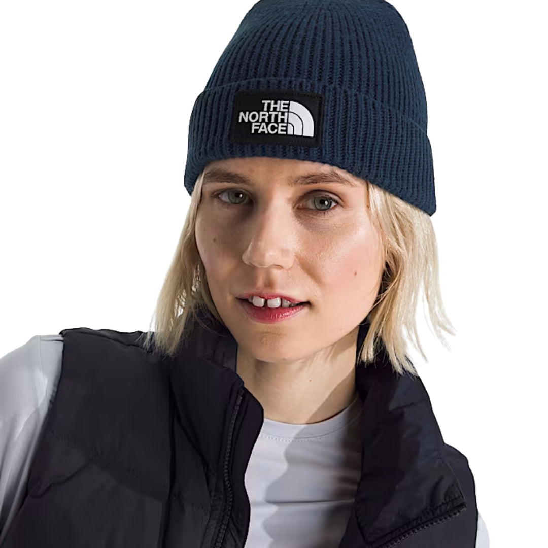 The North Face TNF Logo Box Cuffed Beanie