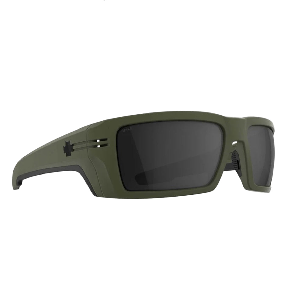 Spy Rebar SE Ansi Matte Olive Frames l Happy Gray Lens