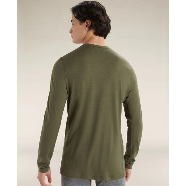 Icebreaker Men Merino 200 Oasis Long Sleeve Crewe