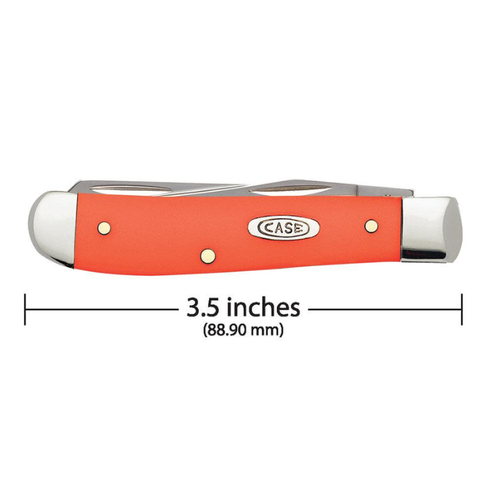 Case Orange Synthetic Smooth Mini Trapper