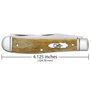 Case Antique Bone Smooth Trapper Fluted