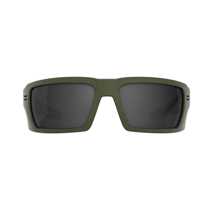 Spy Rebar SE Ansi Matte Olive Frames l Happy Gray Lens