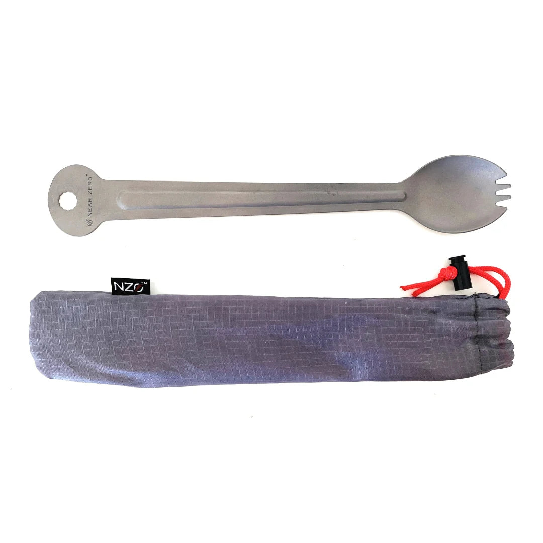 Near Zero Titanium Long-Handled Spork