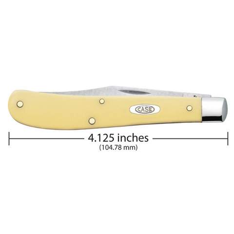 Case Yellow Synthetic Smooth Slimline Trapper