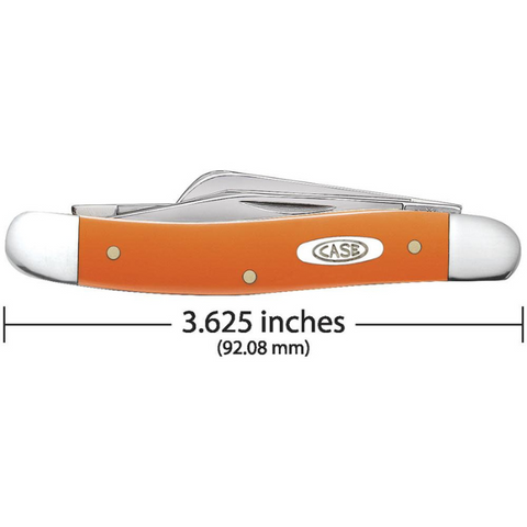 Case Orange Synthetic Smooth Medium Stockman