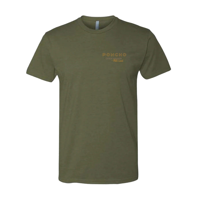 Poncho Elk and Moon T-Shirt