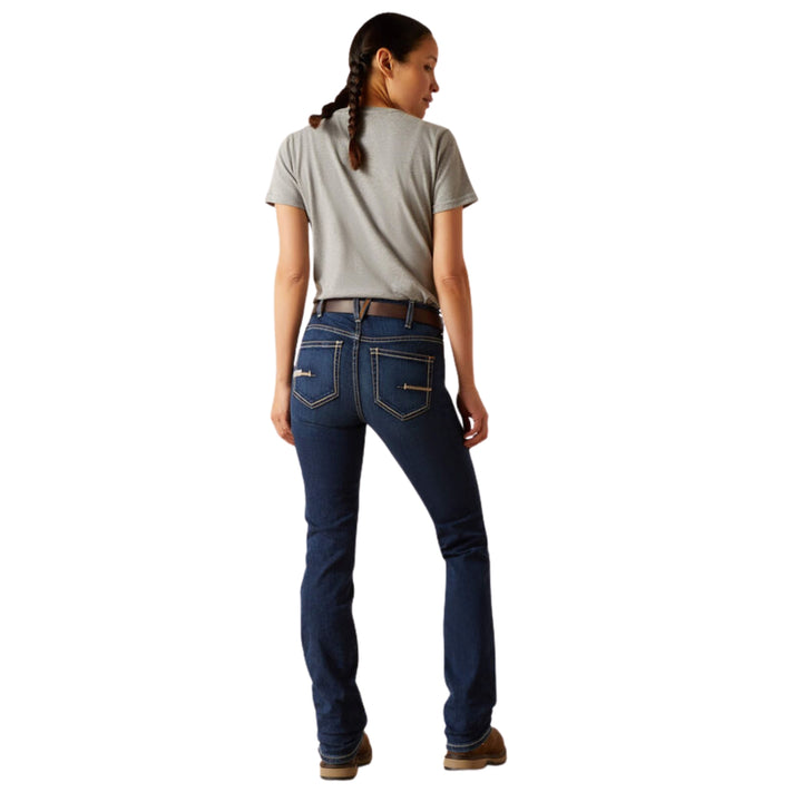Ariat Women's Rebar PR DuraStretch Riveter Double Front Straight Jean