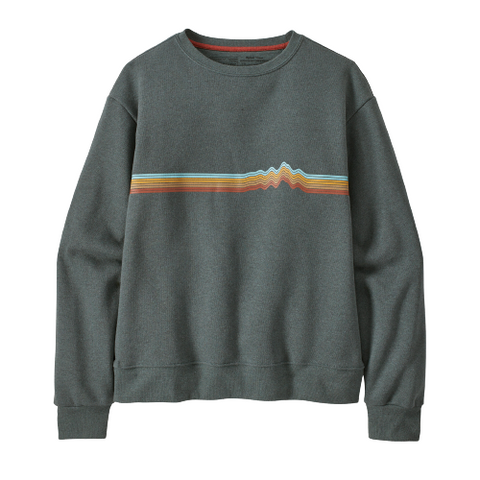 Patagonia Women's Ridge Rise Stripe Uprisal Crew Sweatshirt