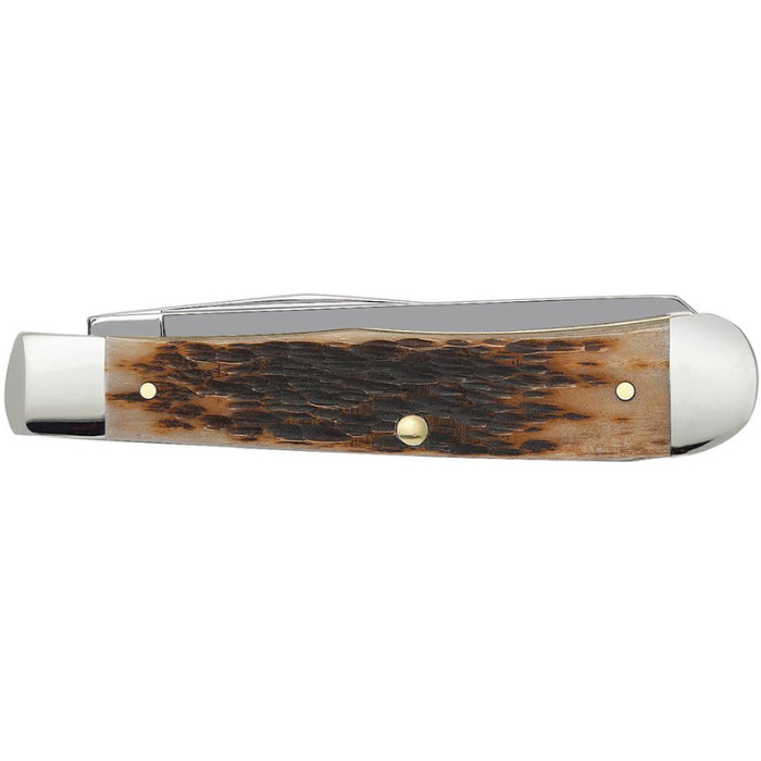 Case Amber Bone Peach Seed Jig Trapper
