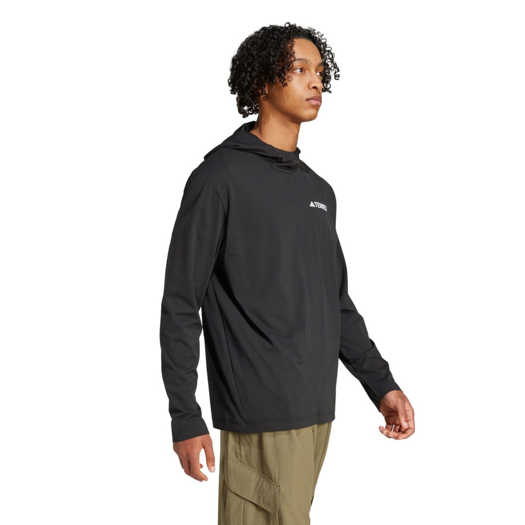 Adidas Terrex Men's Multi Climacool Hooded Long Sleeve Top